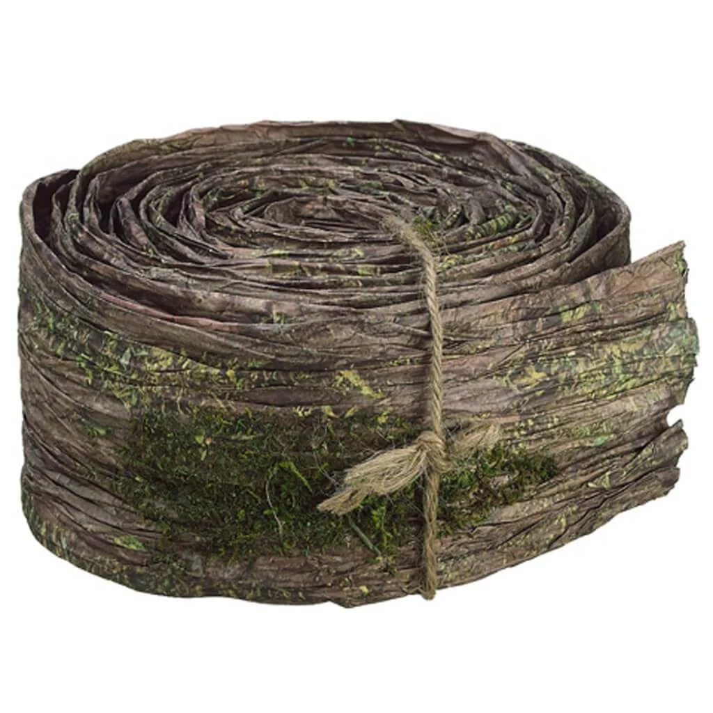 3"Wx4.9Yd Paper Bark Ribbon