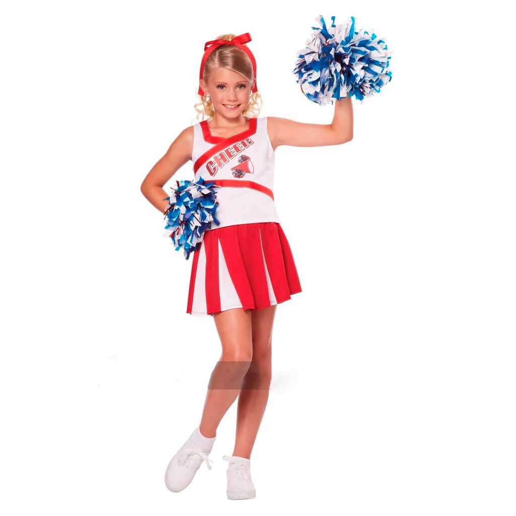 High School Cheerleader Child Costume - Image 3