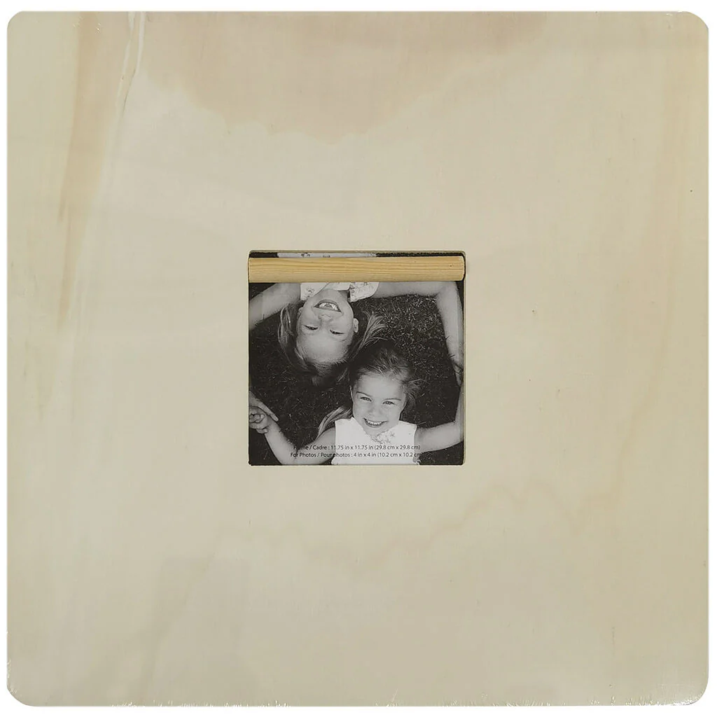 Wood Craft: DIY 11.75in Square Photo Frame with Dowel