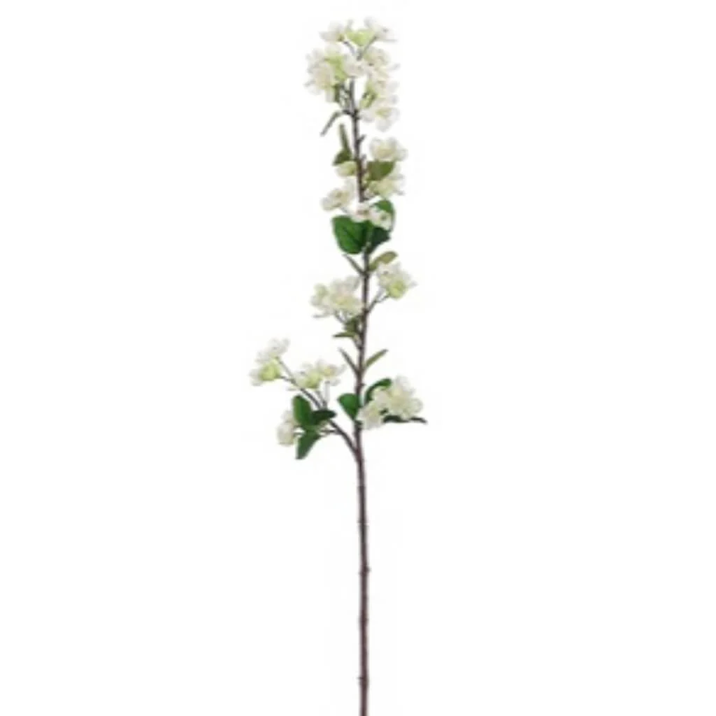 Apple Blossom Spray 42" White