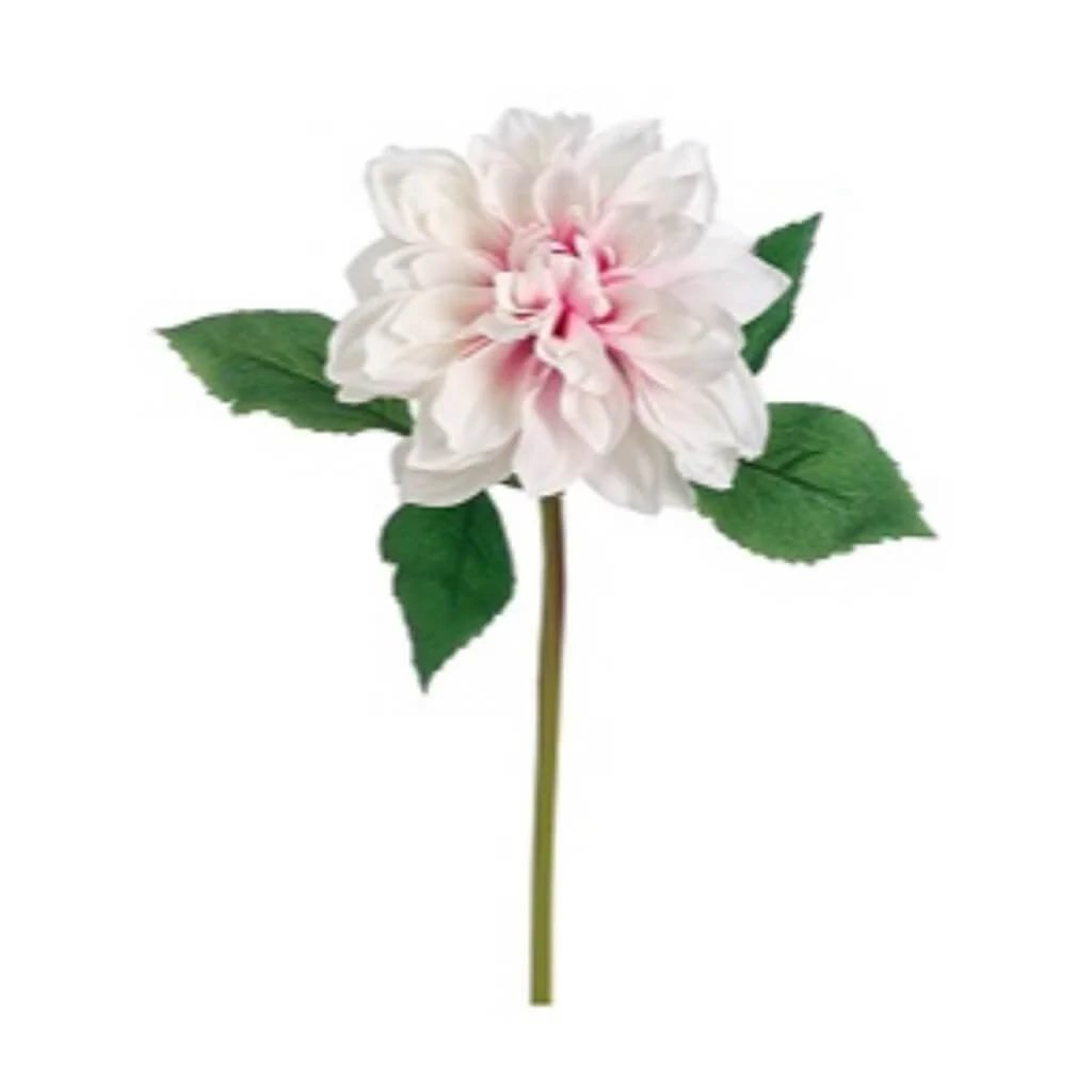 DAHLIA SPRAY 14" WHITE/PINK