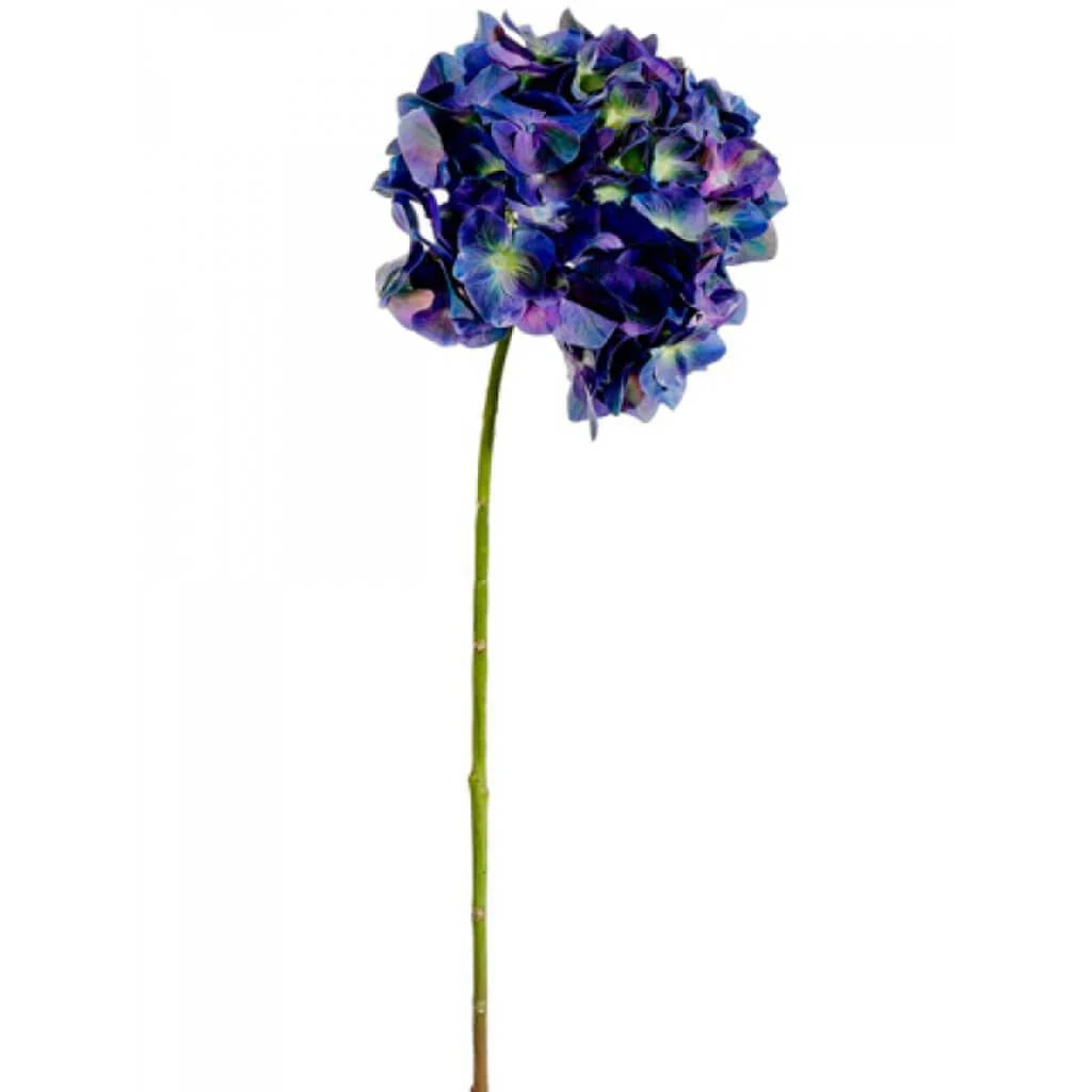 HYDRANGEA SPRAY 28" PURPLE GREEN