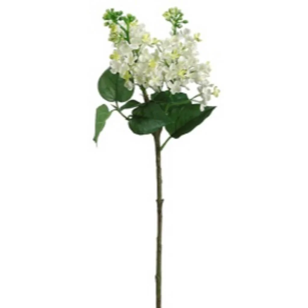 Lilac Spray 29" White Green