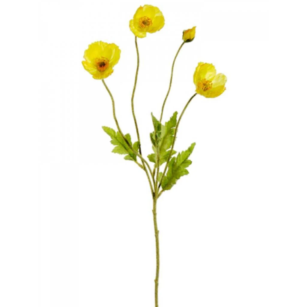 POPPY SPRAY 23.6" YELLOW