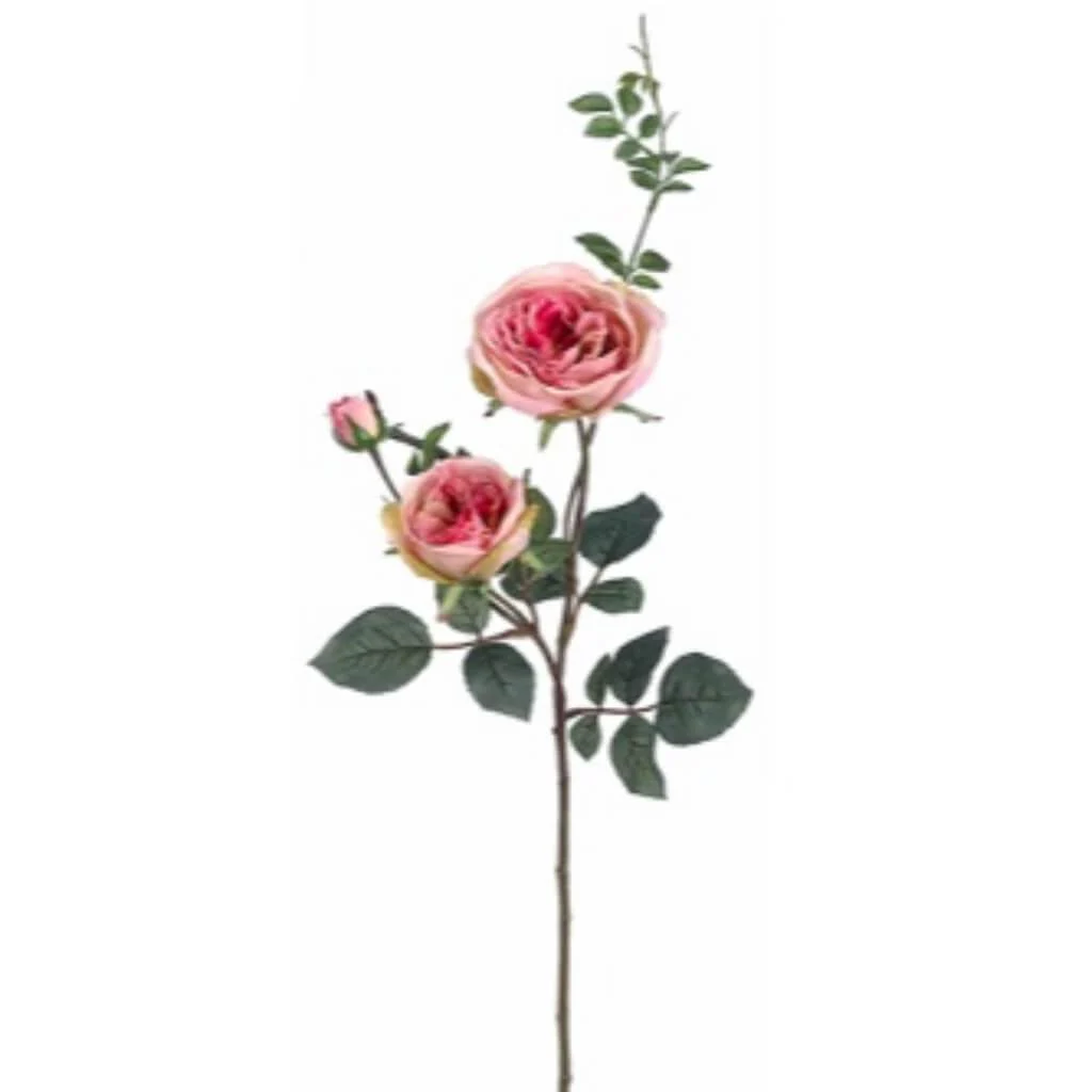French Rose Spray 31" Soft Pink