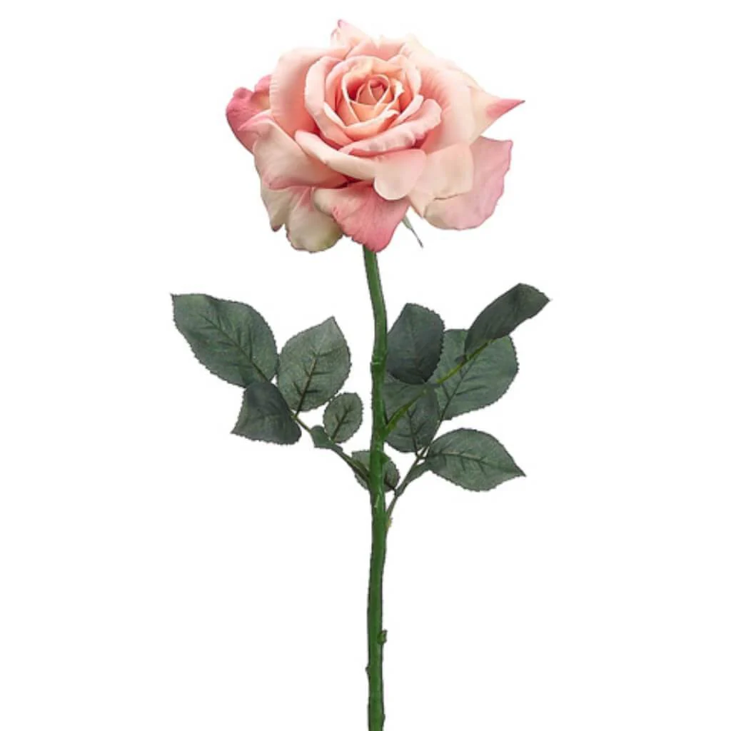 Diana Rose Spray 26" Pink Salmon