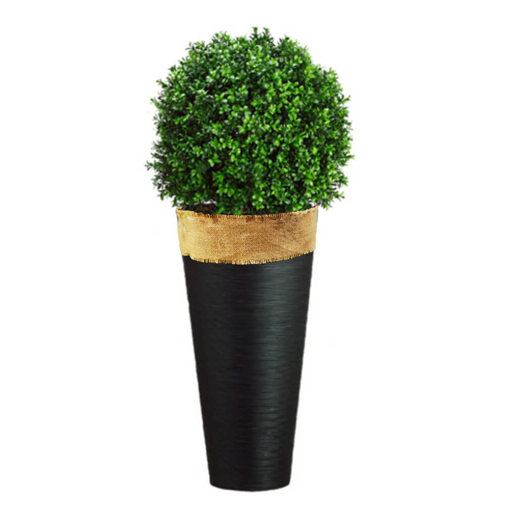 44inH x 16inW x 16inL BOXWOOD BALL TOP.(P