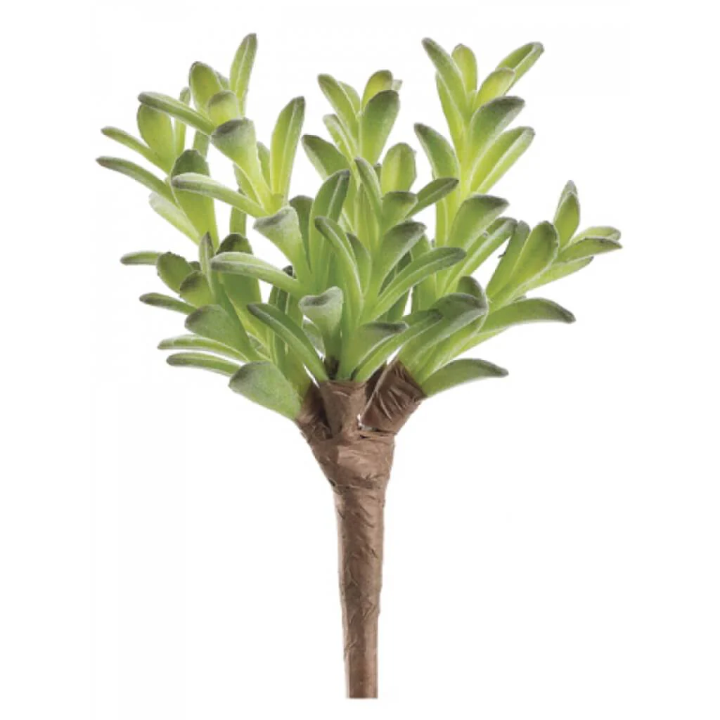 Donkey Tail Bush 7in Green Flocked