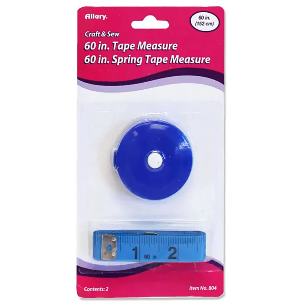 Spring Tape Measure 60in & Vinyl Tape Measure 60in