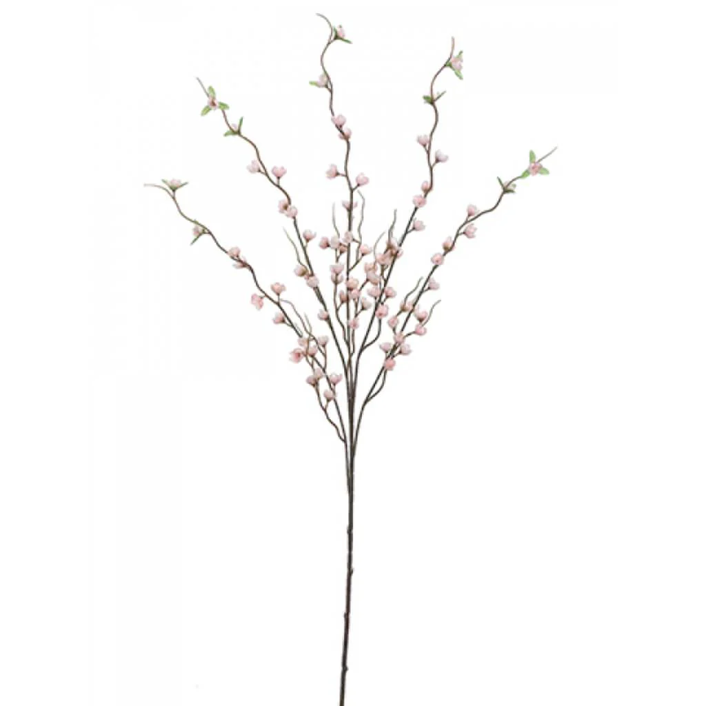 FLOWERING BLOSSOM SPRAY 45in SOFT PINK