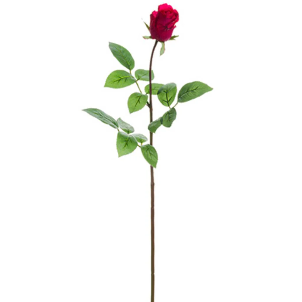 29.5in REAL TOUCH ROSE BUD SPRAY