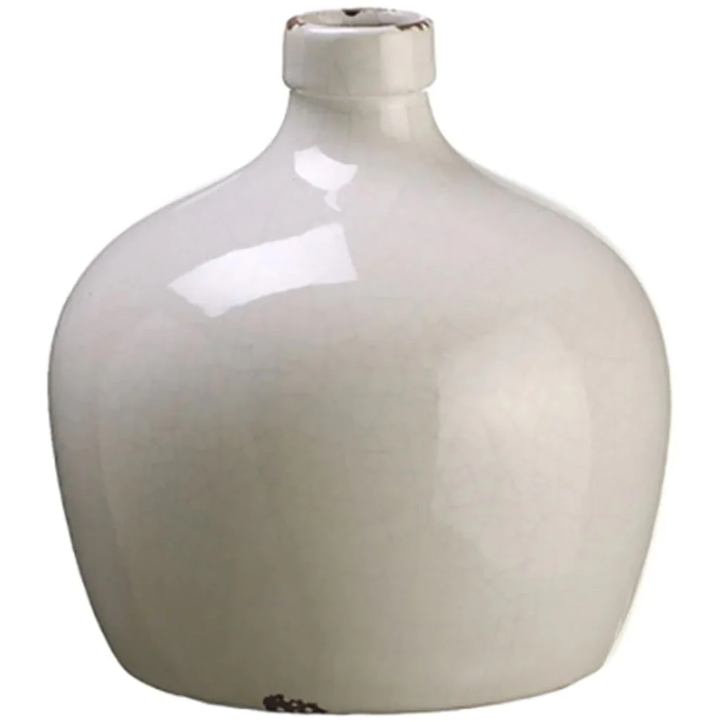 8H7.5"D STONEWARE CONTAINER CR