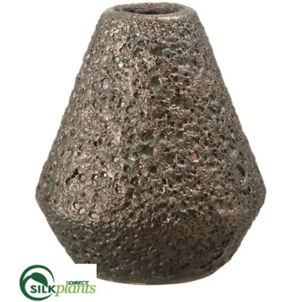 4.7H4.1inD CERAMIC VASE BZ