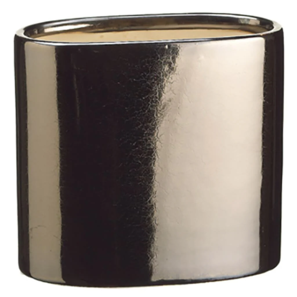 6in SMALL OVAL POT BR/TT