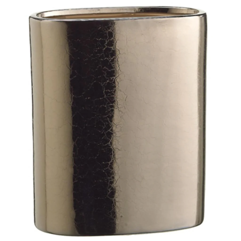 8in LARGE OVAL POT BR/TT