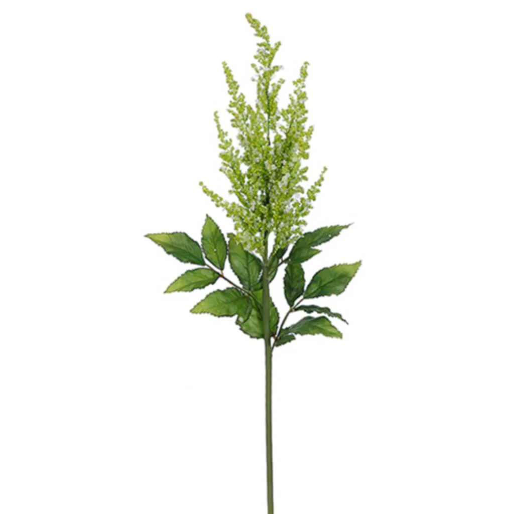 Astilbe Spray 31" Green White