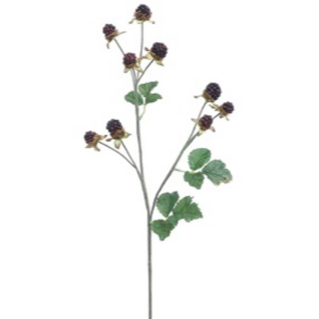 27in WILD RASPBERRY SPRAY PL/TT