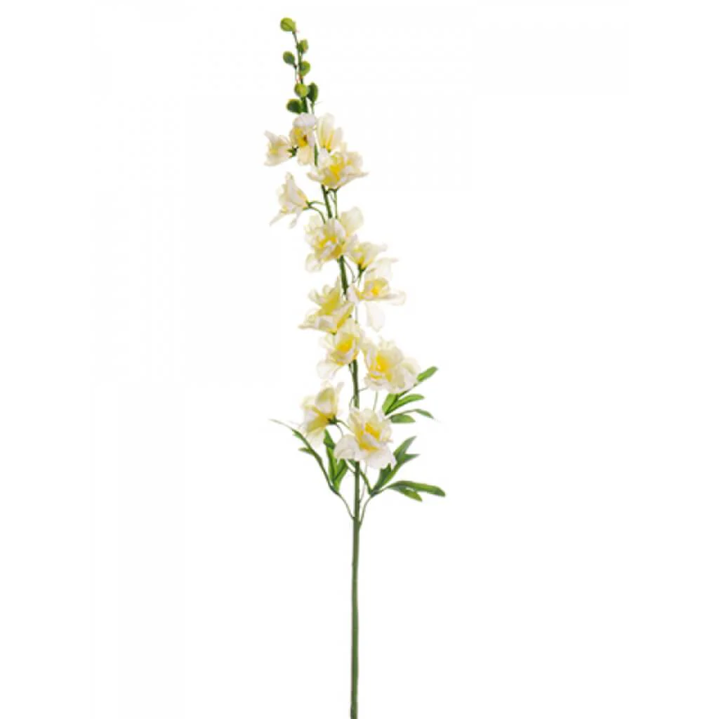Delphinium Spray 37" Cream