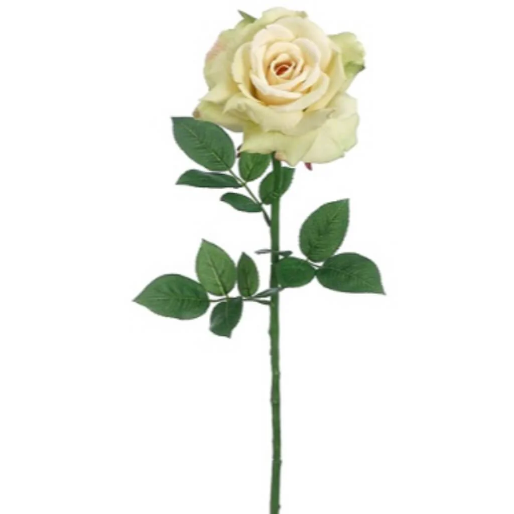 Diana Rose Spray 26" Green Yellow