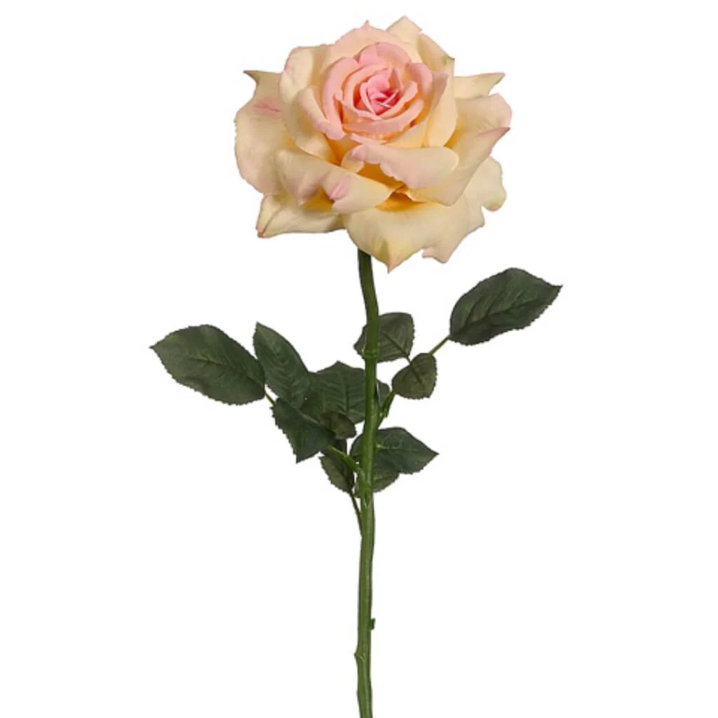 DIANA ROSE SPRAY 26" PINK YELLOW