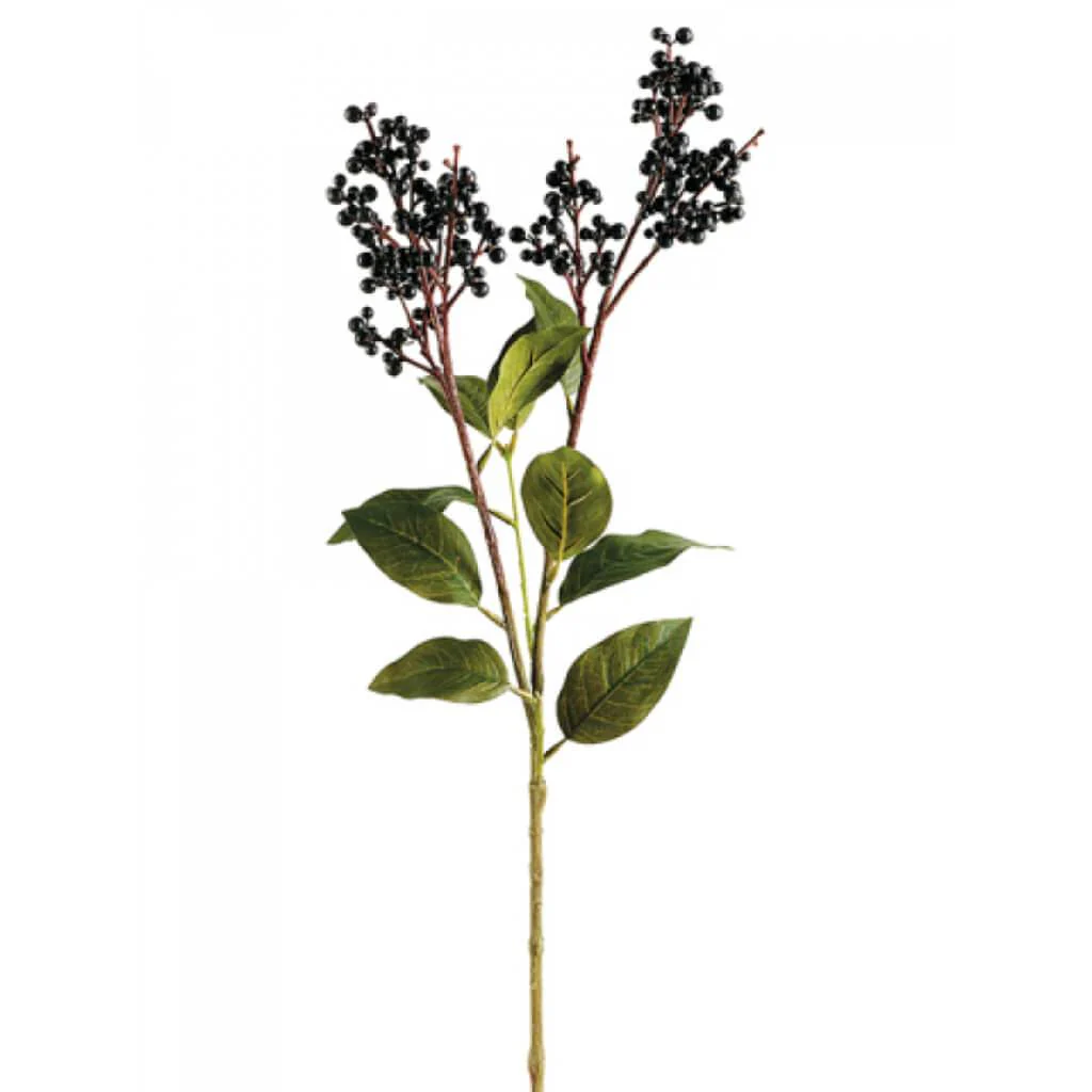Lecosda Berry 25.25in Spray x2 Black