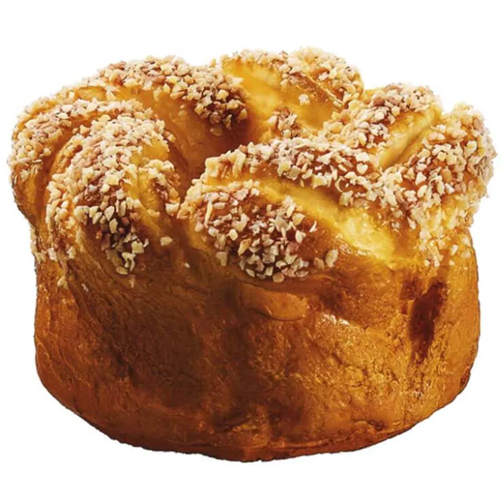 5.5inD x 3.5inH Soft-Touch Twist Bread with Sesame Natural