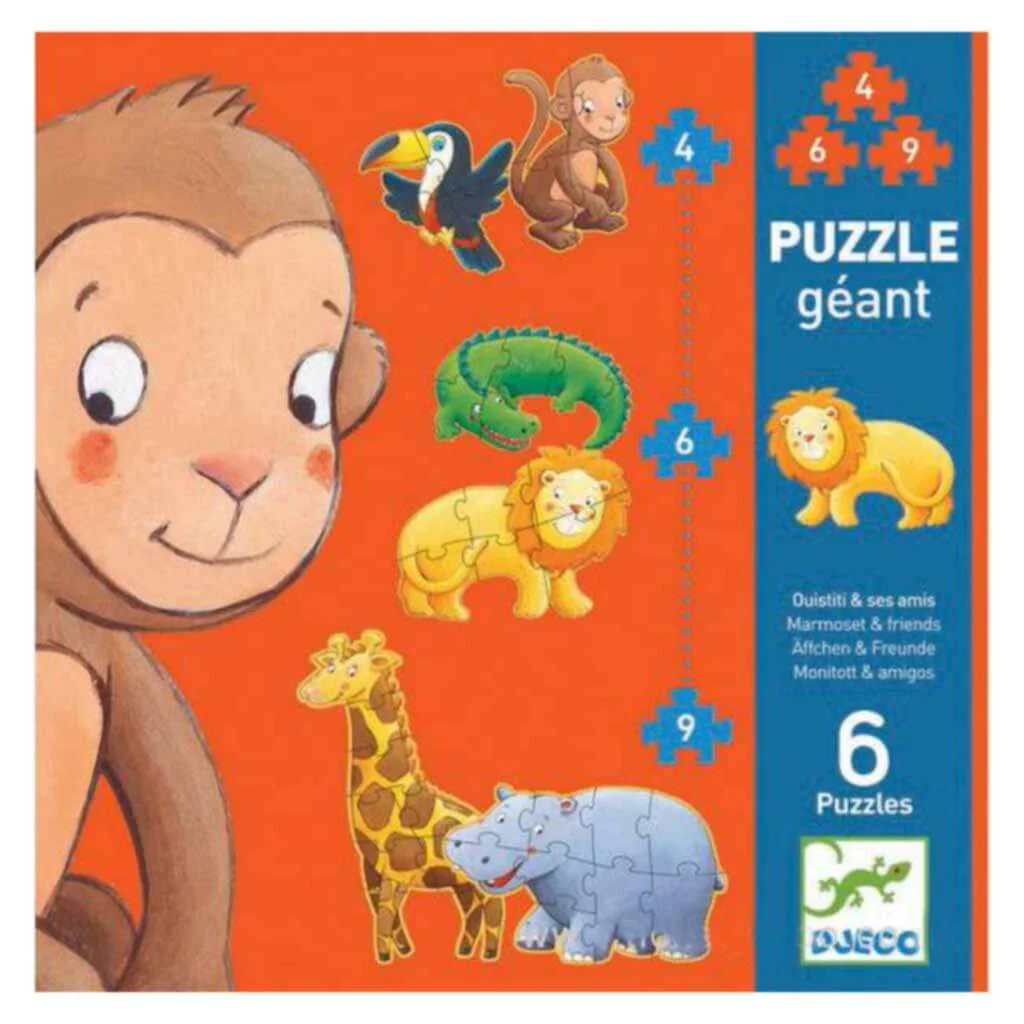 Progressive Puzzle Marmoset & Friends