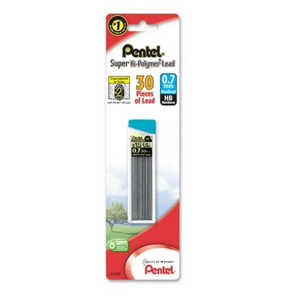 Lead Refill Mechanical Pencil .7mm,HB 30/TU CD