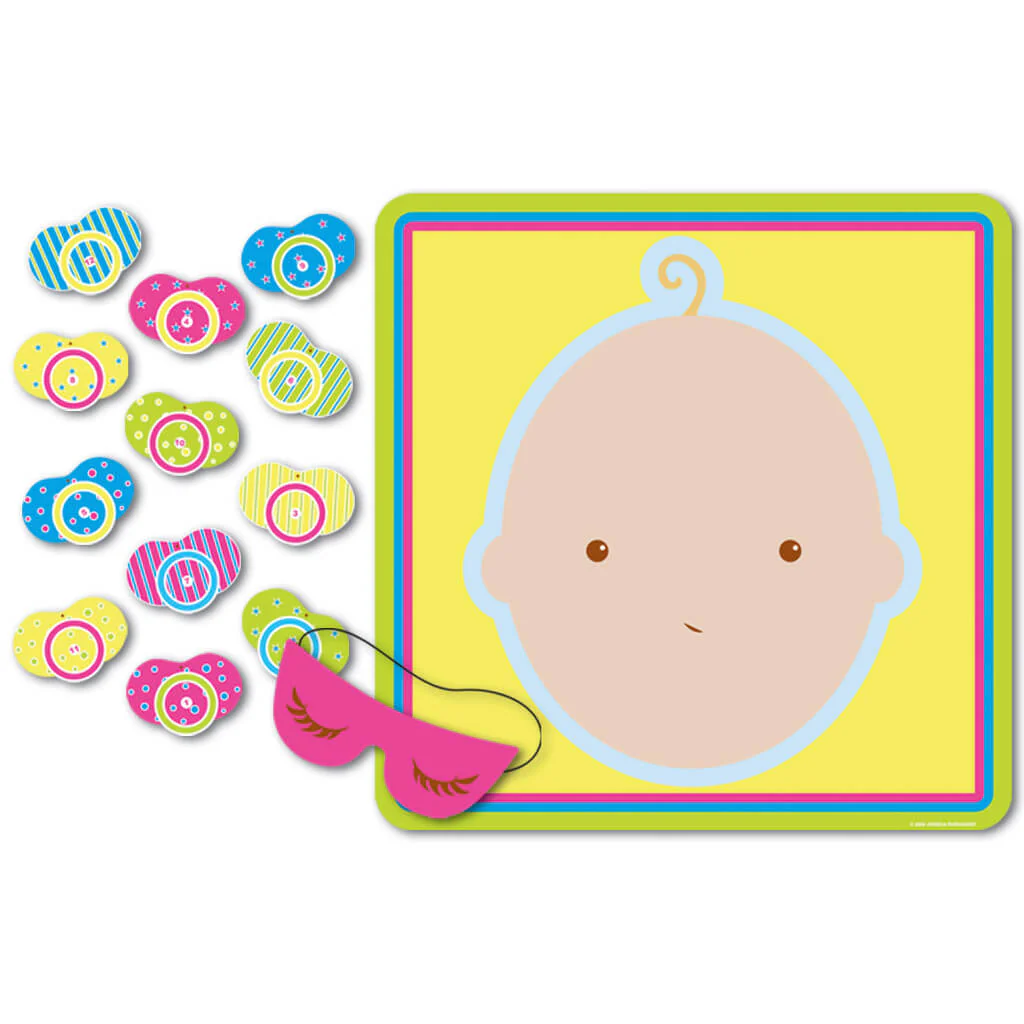 "Pin The Pacifier" Baby Shower Game