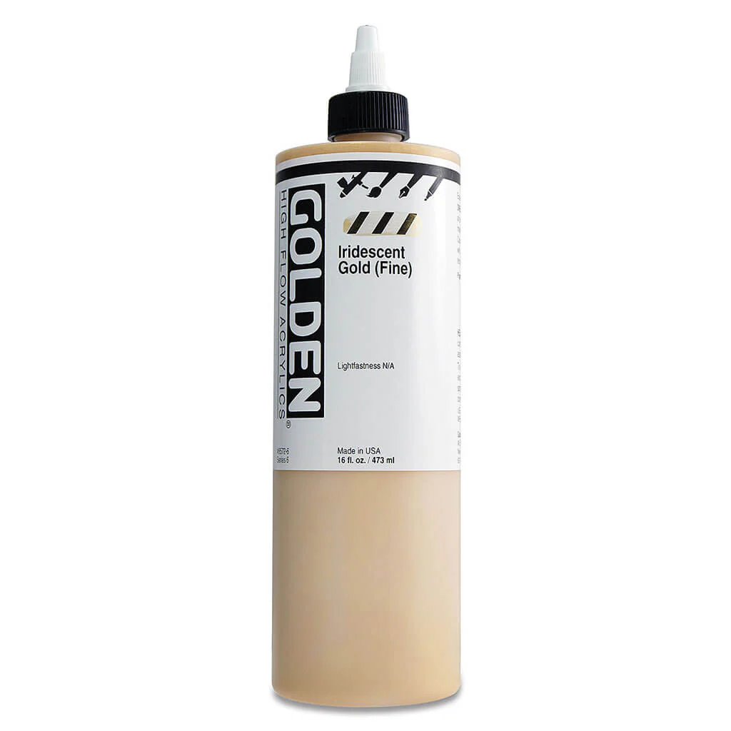 High Flow Acrylics Bottles 16oz Iridescent Pearl (Fine)