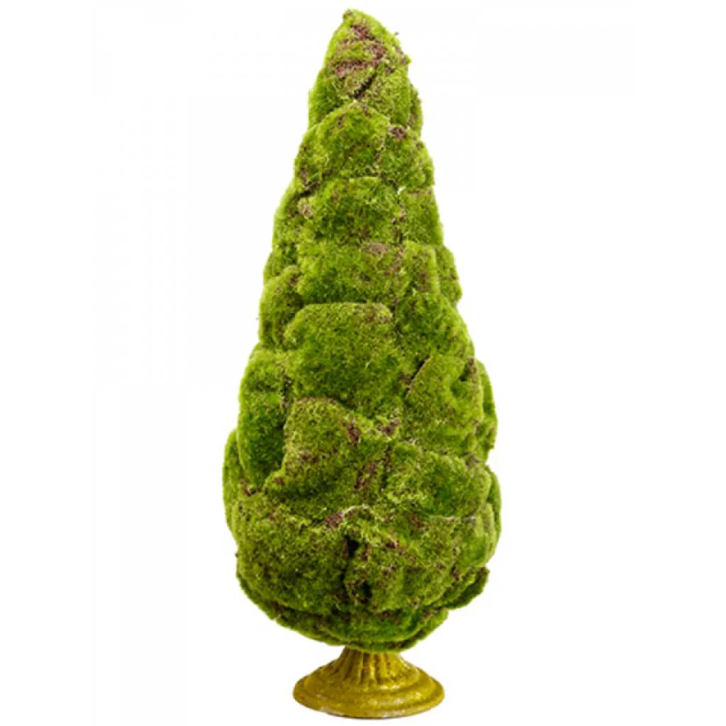 MOSS TOPIARY W/METAL STAND 20"