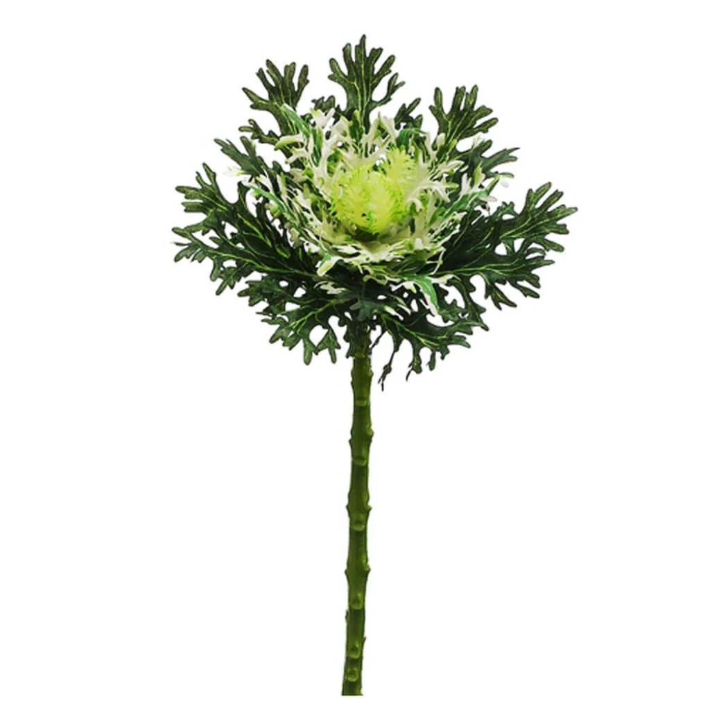 Cabbage Spray 18in Green White