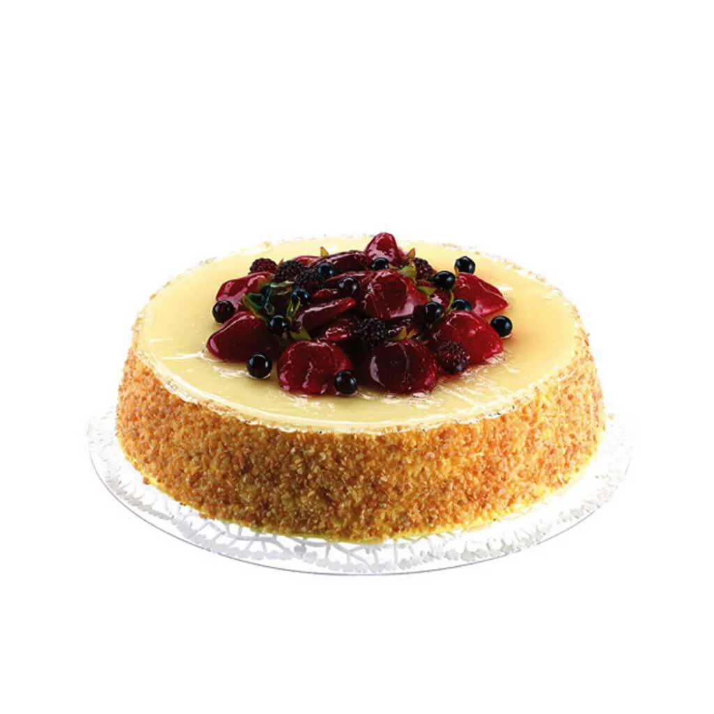 St Cheese Cake W/Ber 8D2" H