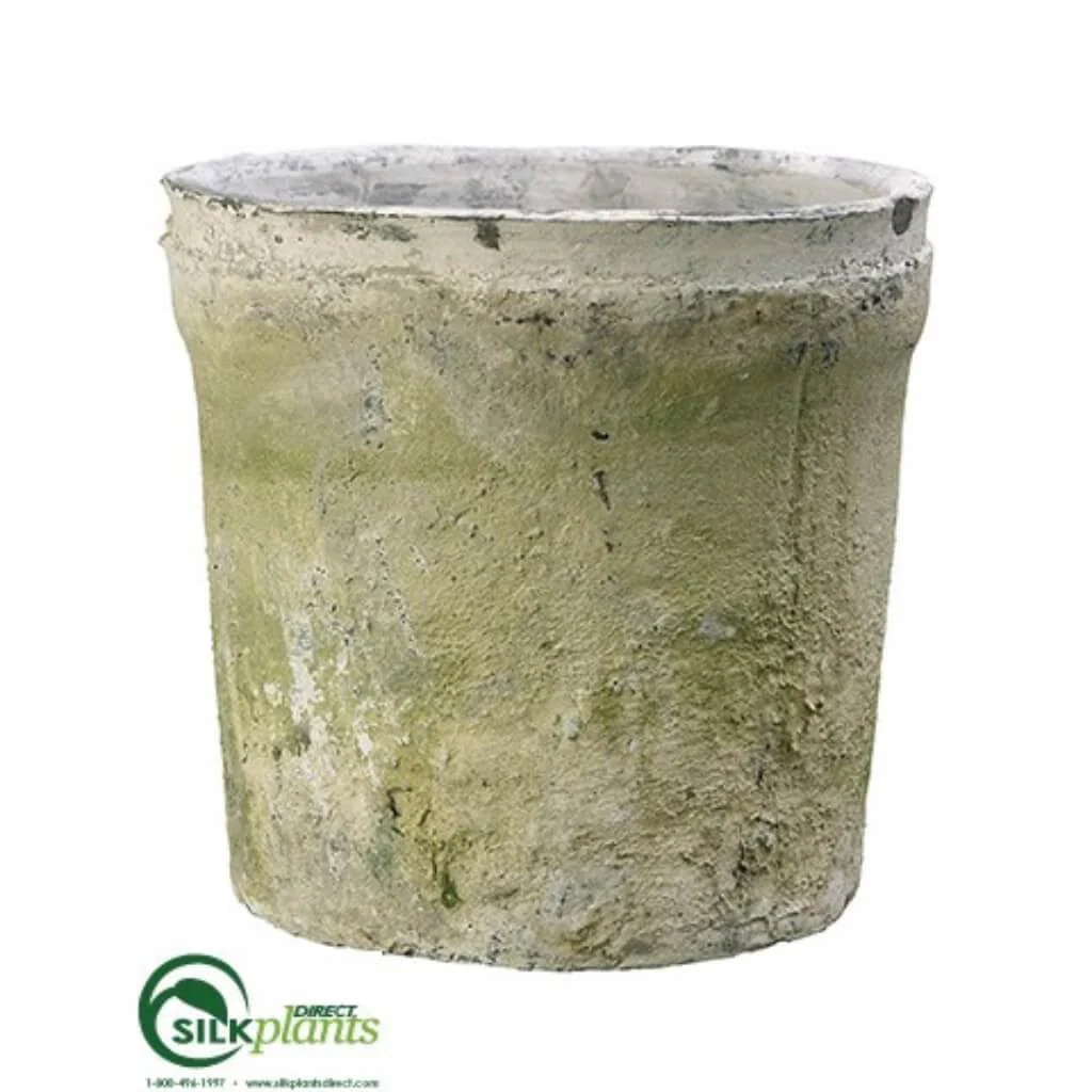 Clay Pot 6.25" Hx6.25" D Wh/At