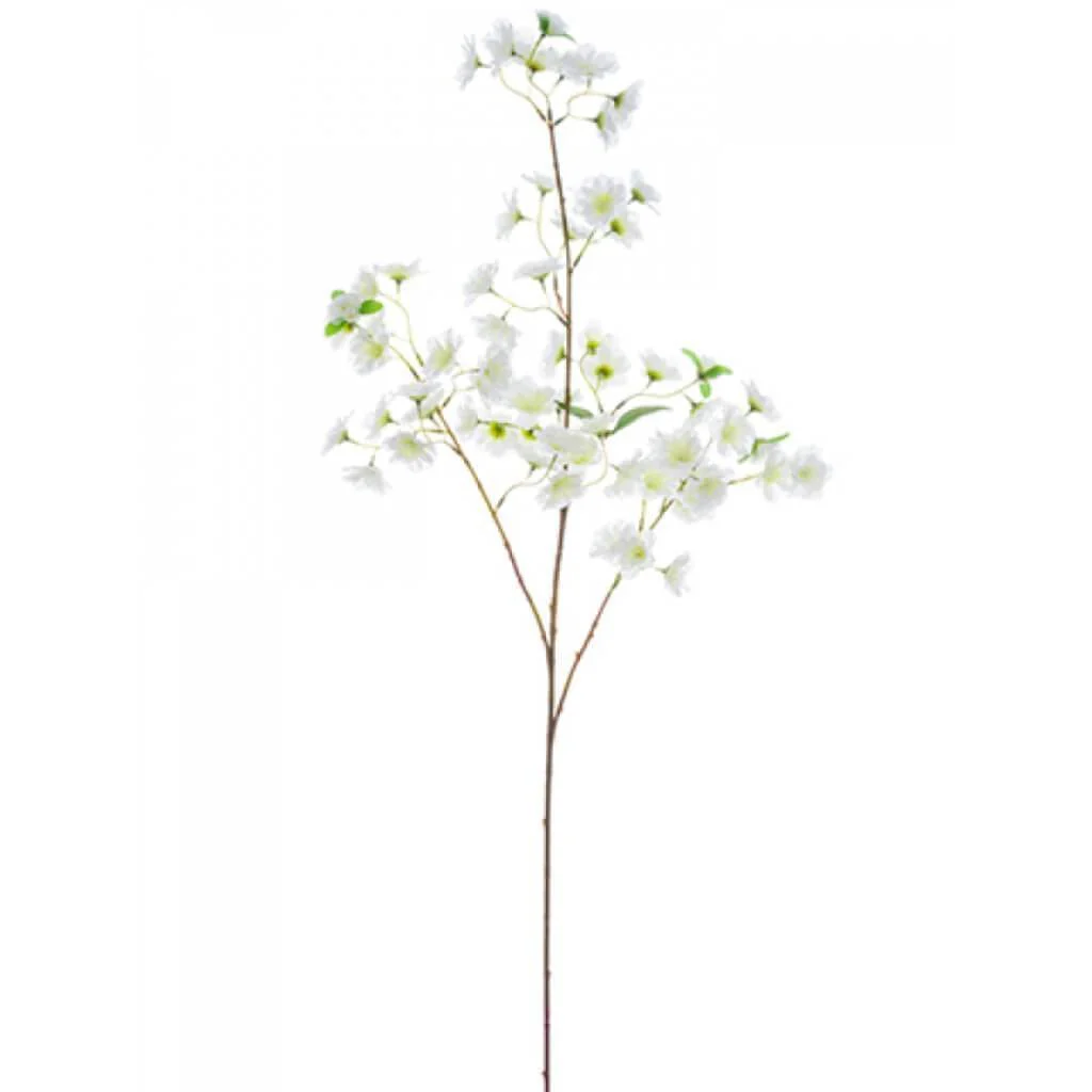 Cherry Blossom Spray 49" White