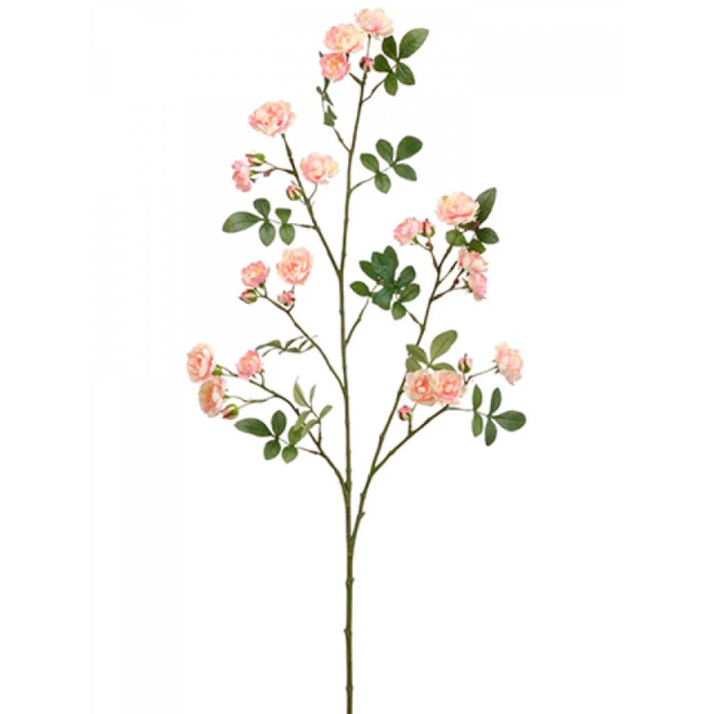Garden Rose Spray 43" Pink