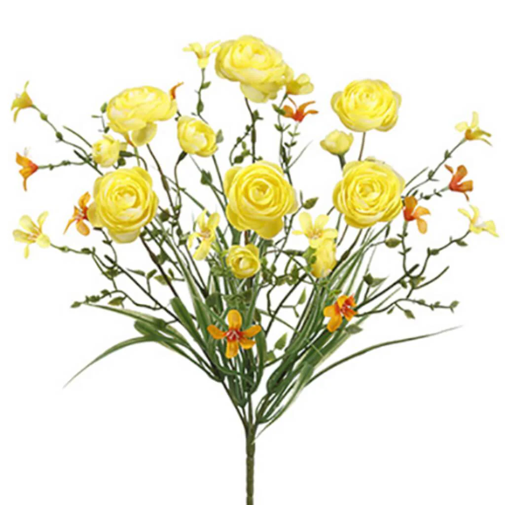 Ranunculus Bush X6 14" Ye