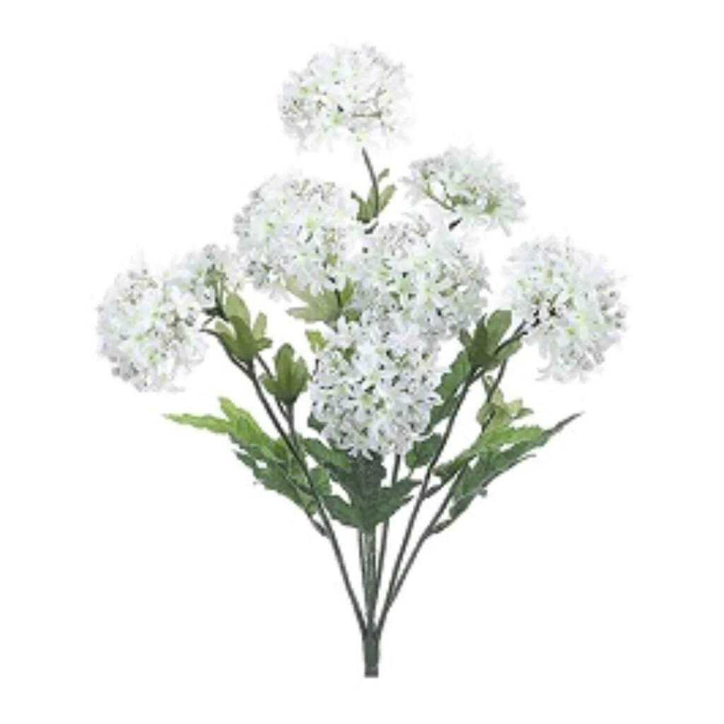 Snowball Bush X9 18" Wh