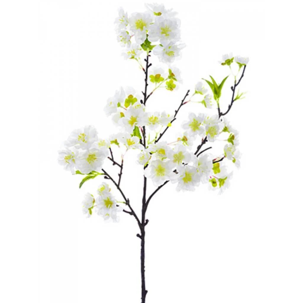 Cherry Blossom Spray 18" White