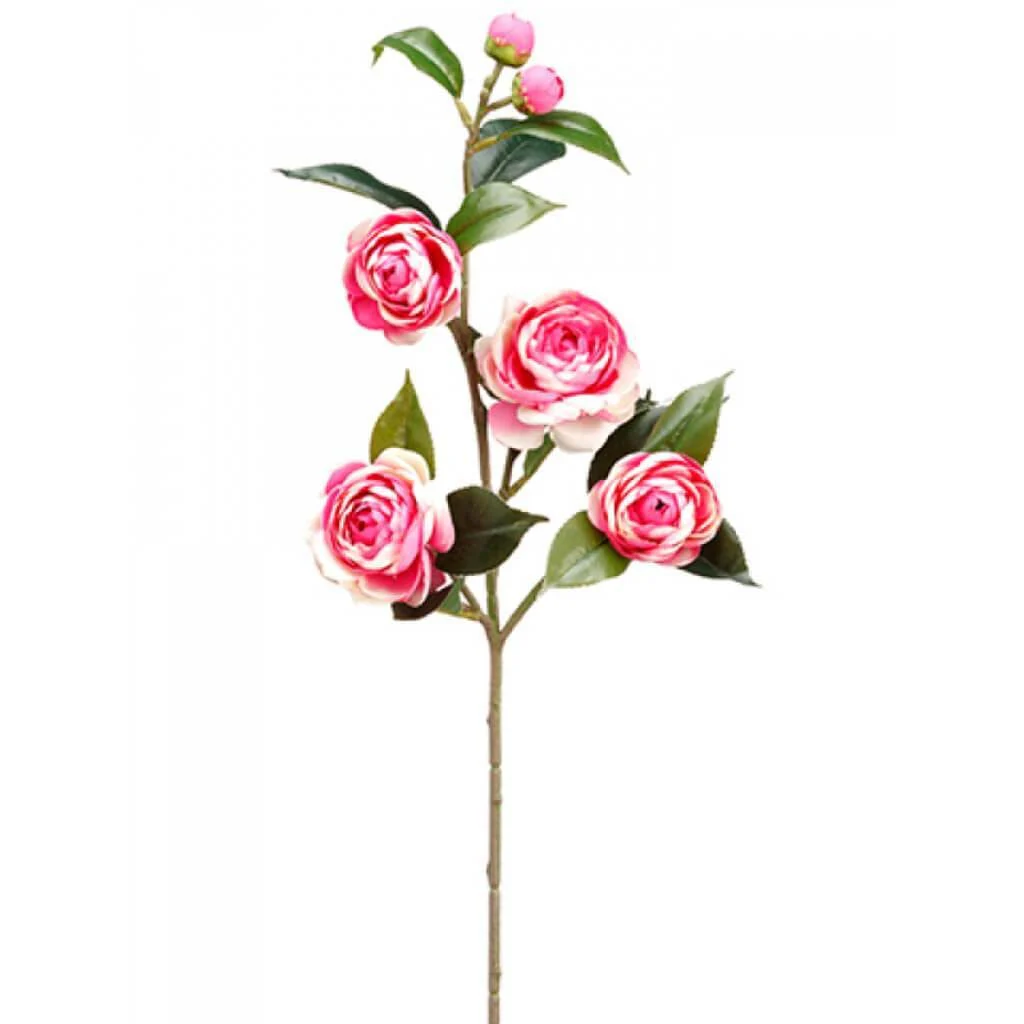 Camellia Spray 29.5" Fuschia