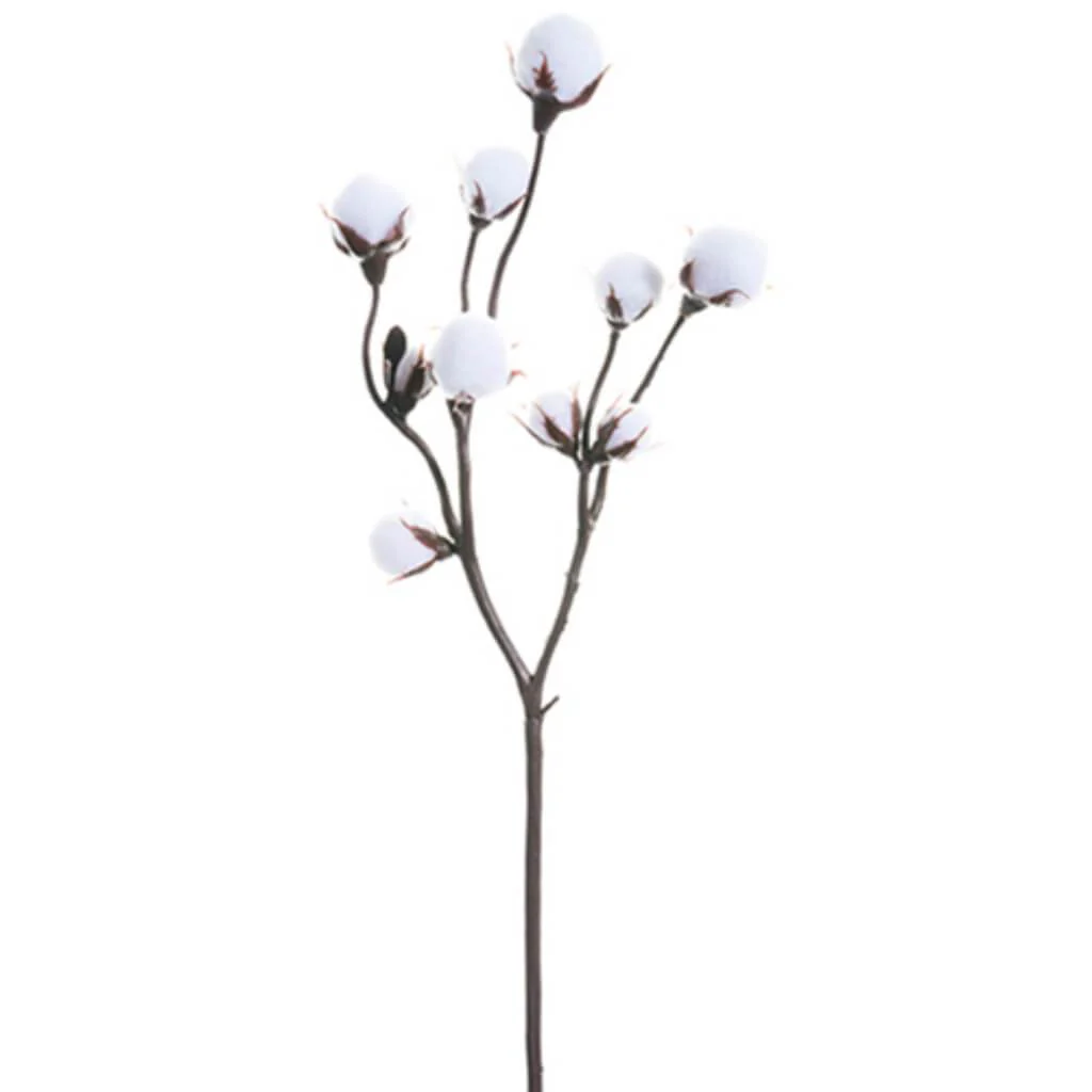 Cotton Spray 19" White
