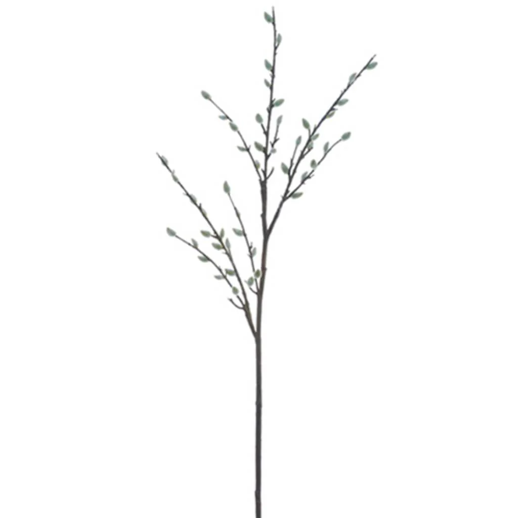 Pussy Willow Spray 55" Beige Gray