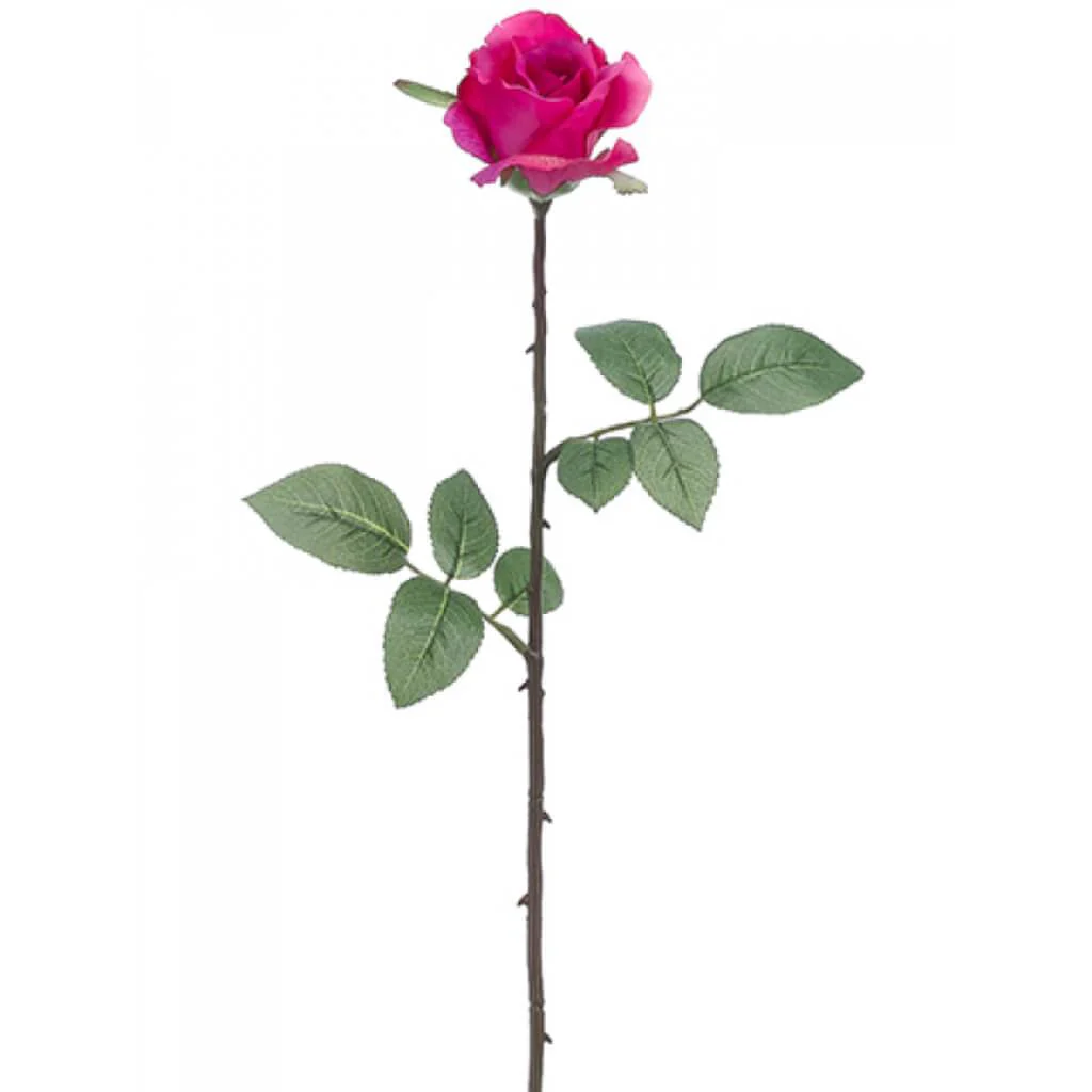 Rose Spray 25.5" Fuschia