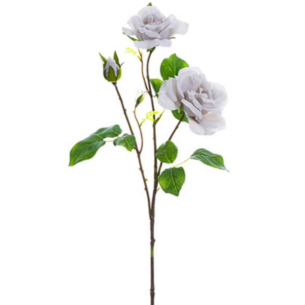 Rose Spray 24" Grey