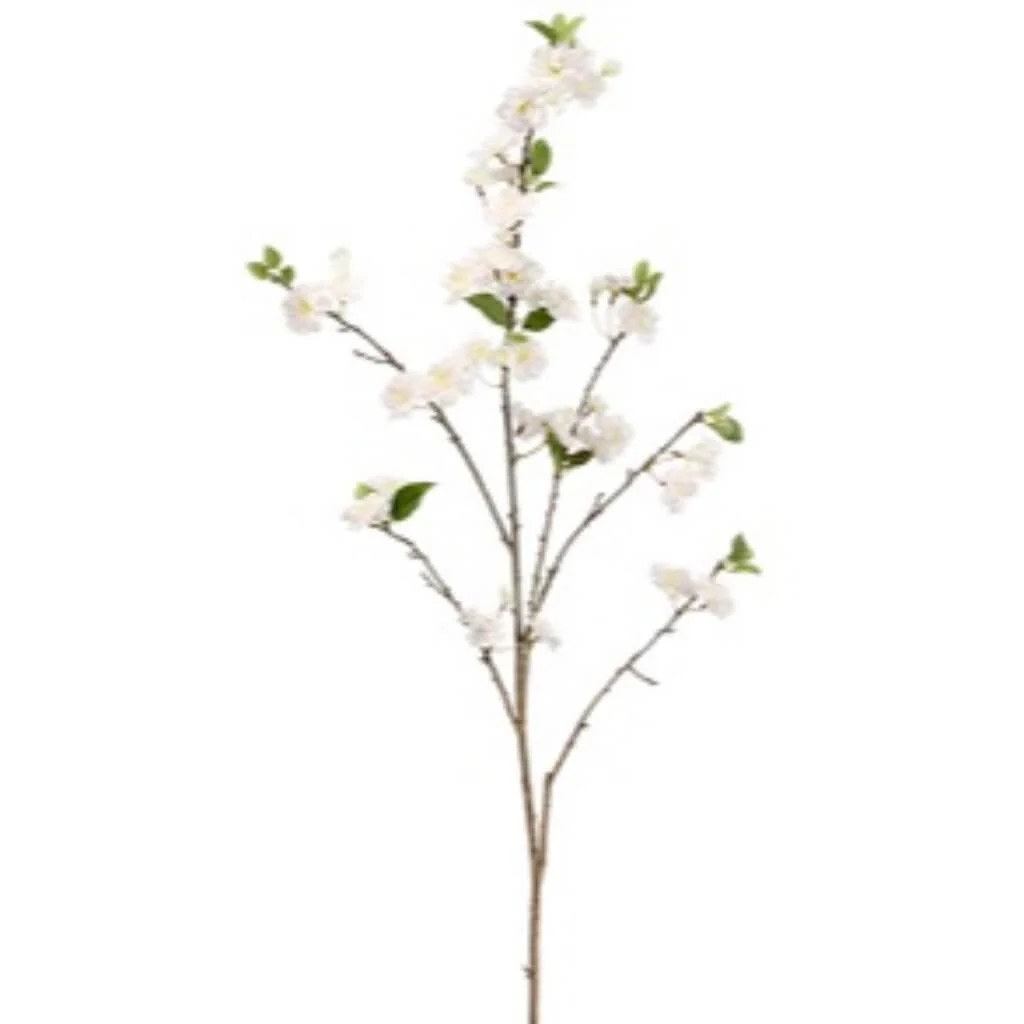 Cherry Blossom Spray 53" White