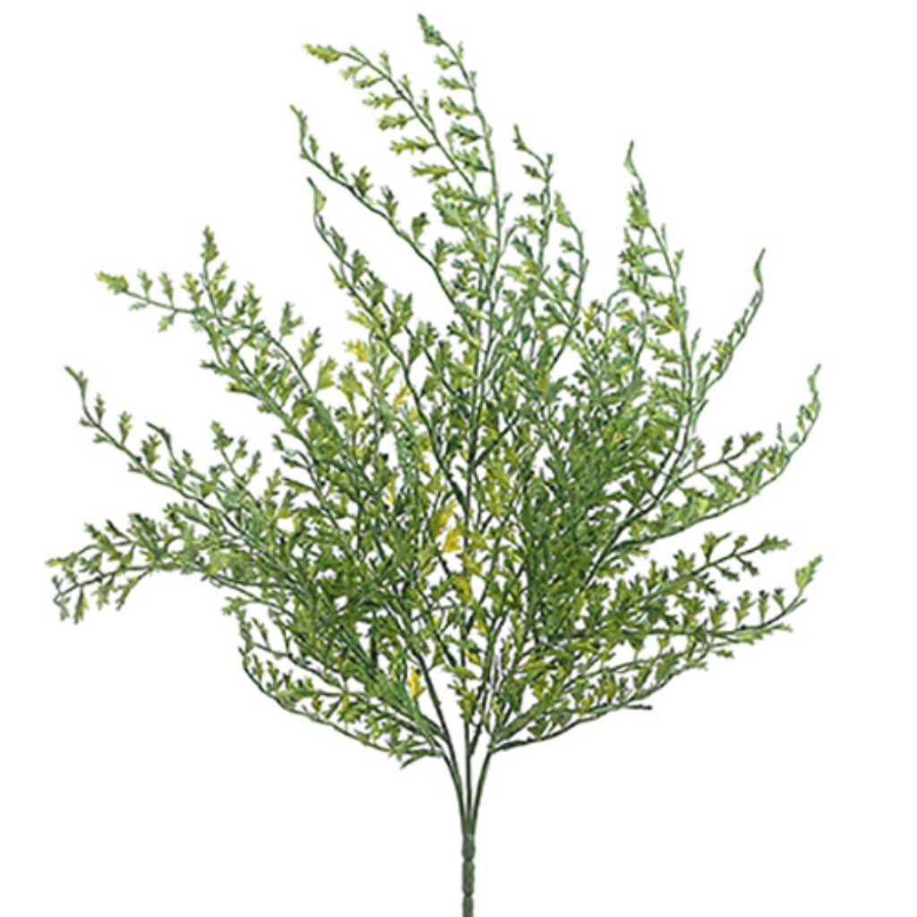 Fishtail Fern Bush 19" Gr/Gy