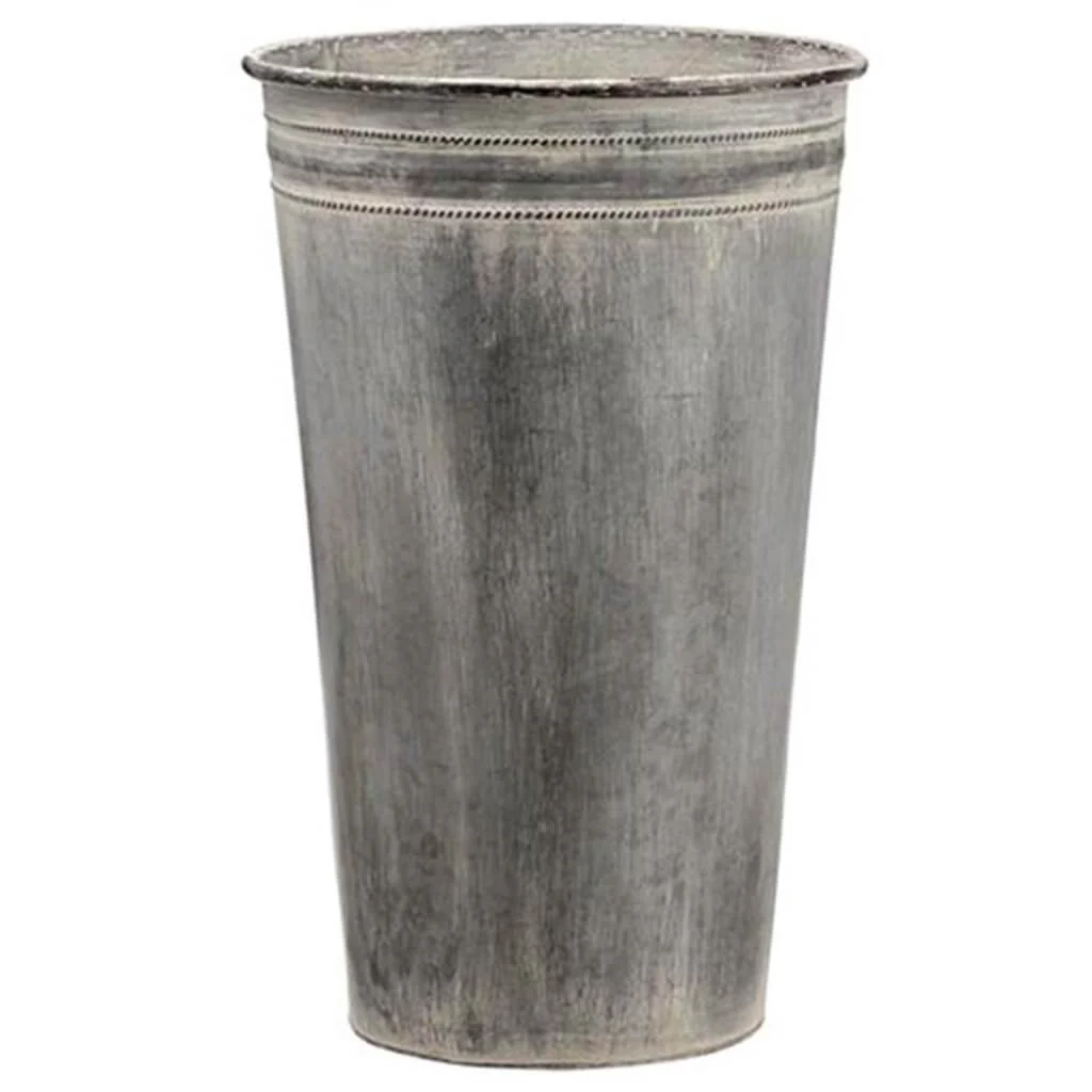 Tin Planter W/Lin 20.25H12.75D
