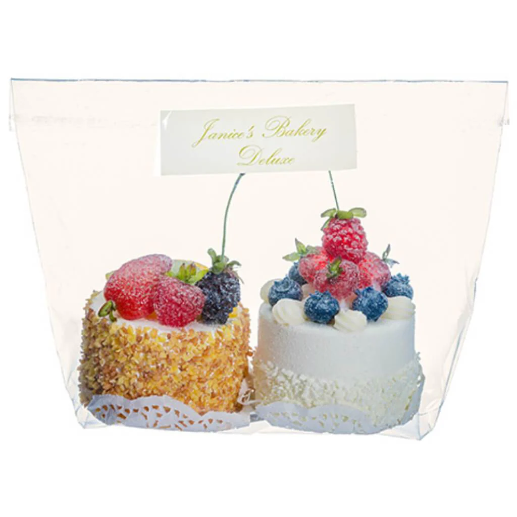 Fruit Cake Asst. (2Ea/Bg) 3.5"