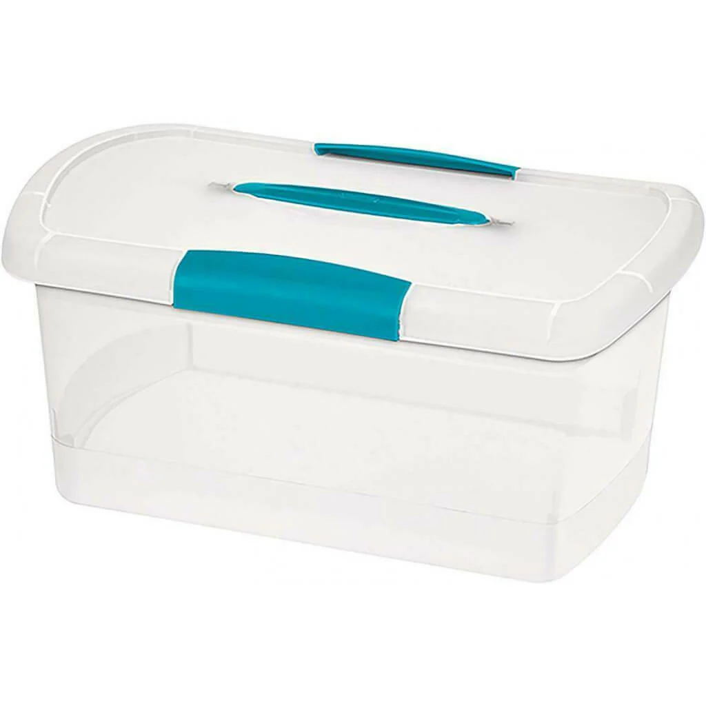 Sterilite Show Offs Storage Box Clear, 15-1/4in x 9-3/4in
