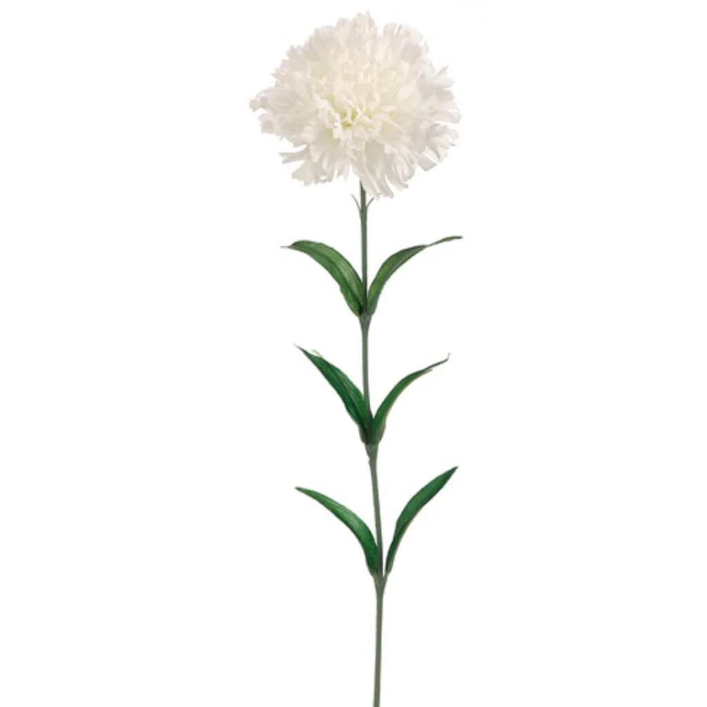 Carnation Spray 25in Cream